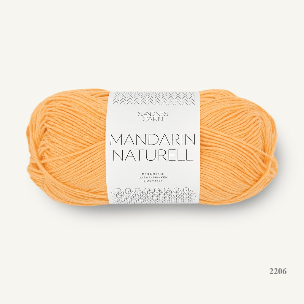 Mandarin Naturell in 2206 by Sandnes is available to buy in the UK from Ida's House.