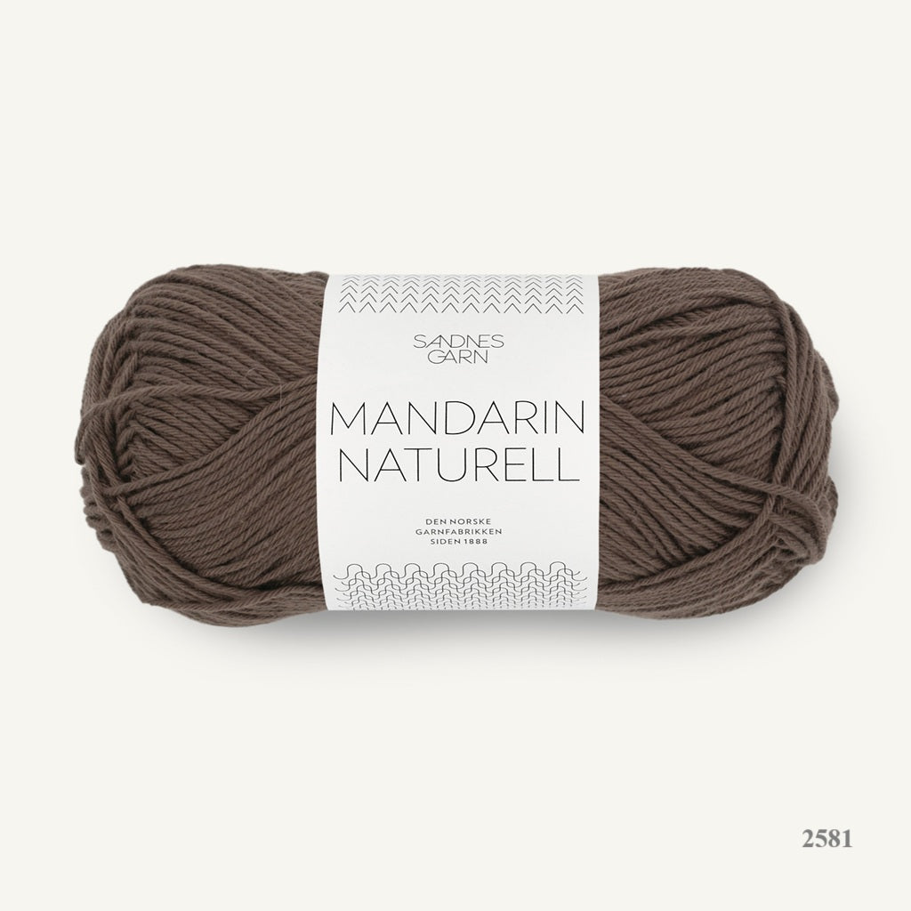 Mandarin Naturell in 2581 by Sandnes is available to buy in the UK from Ida's House.