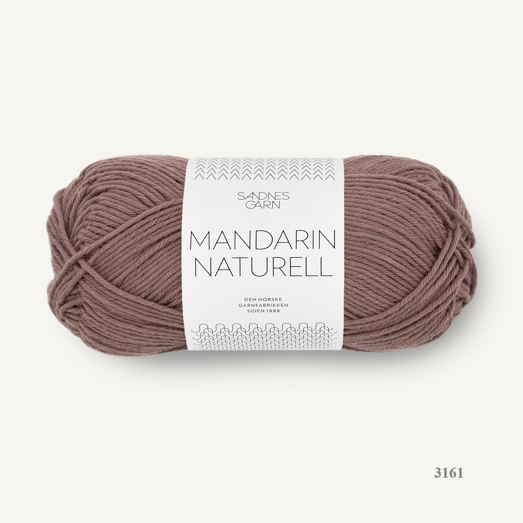 3161 Mandarin Naturell by Sandnes is available to buy in the UK from Ida's House.