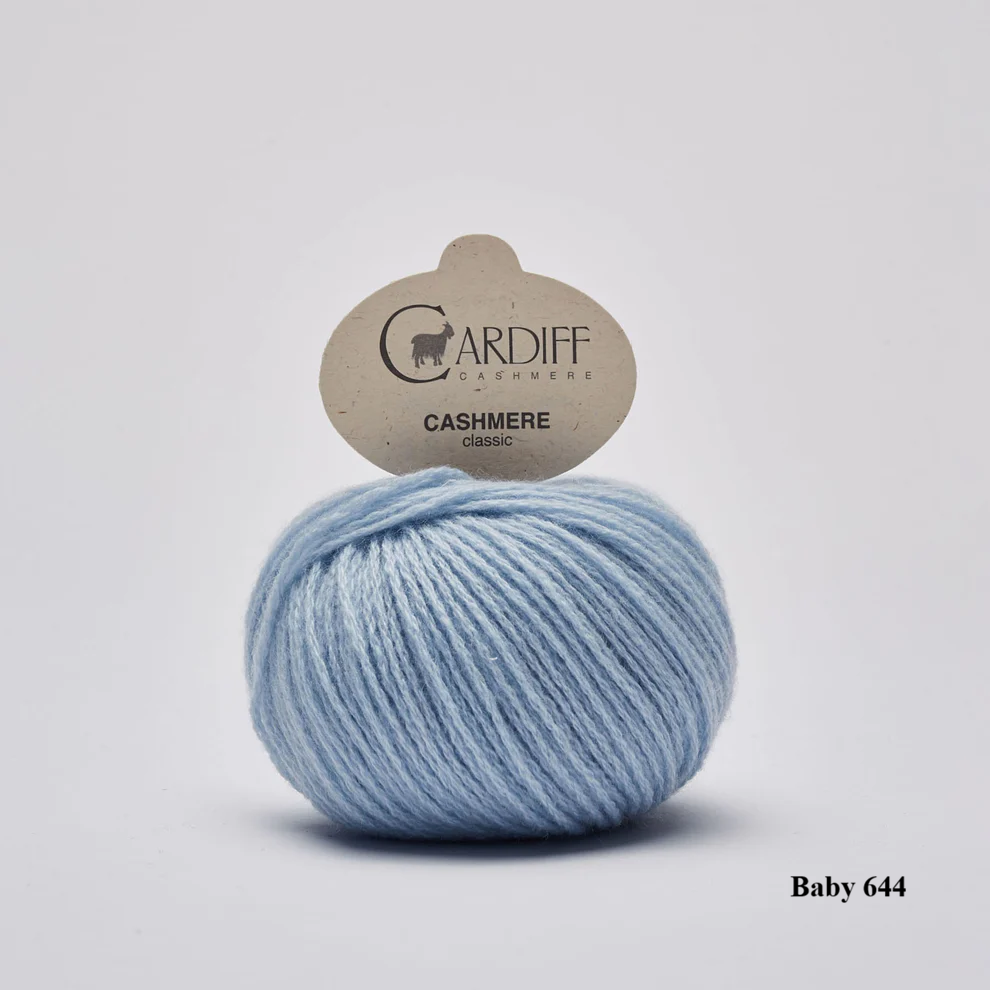 Cardiff Cashmere Classic Baby 644 is available to buy online from Ida's House Lewes Yarn shop