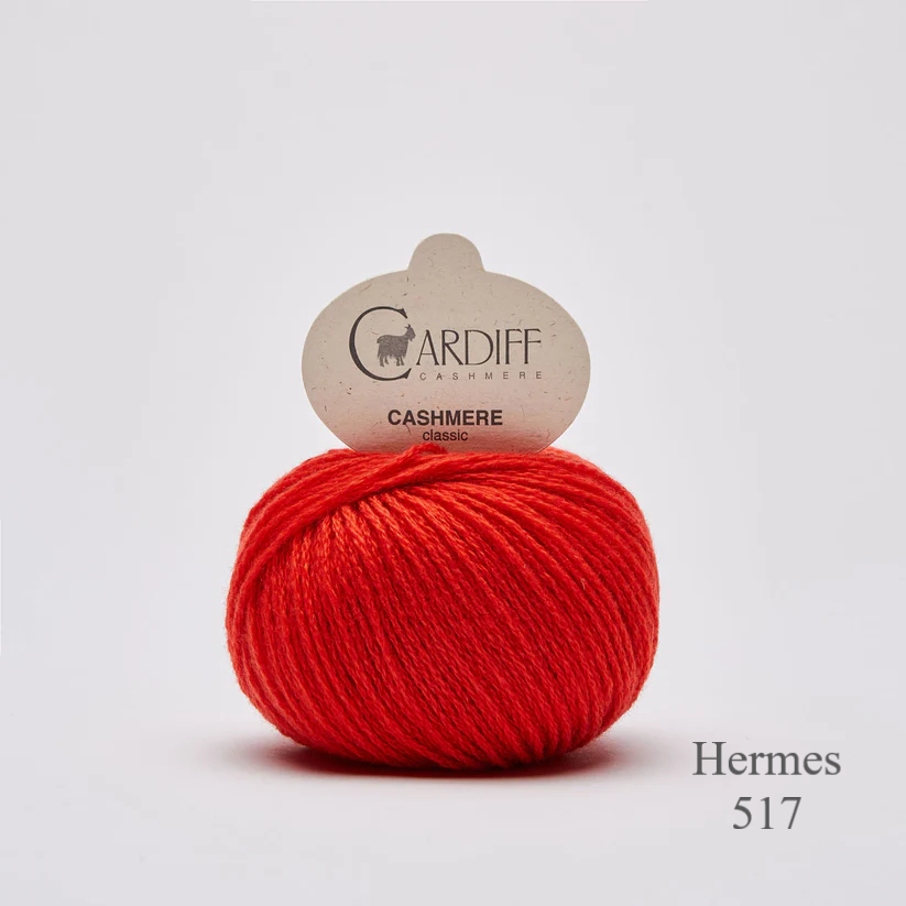 Cardiff Cashmere Classic Hermes 517 is available to buy online from Ida's House Lewes Yarn shop
