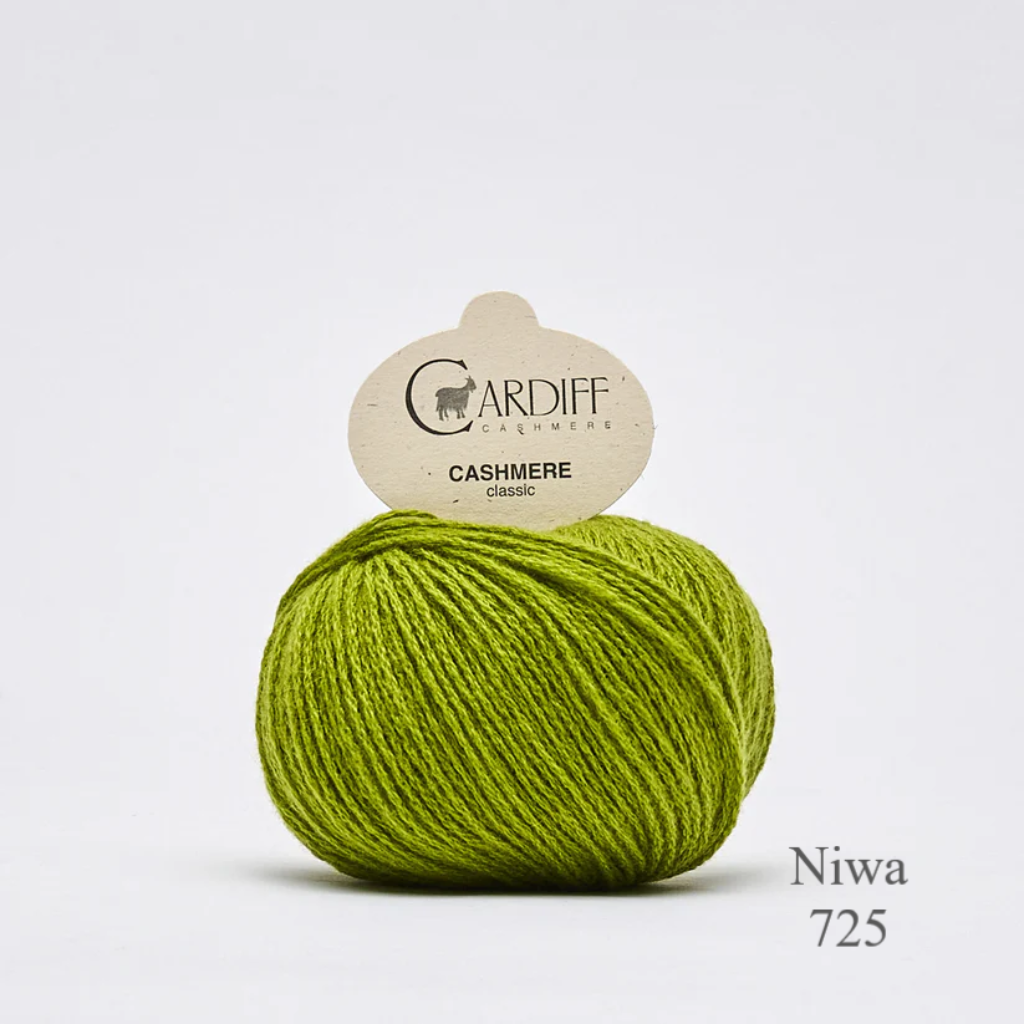 Cardiff Cashmere Classic Niwa 725 is available to buy online from Ida's House Lewes Yarn shop