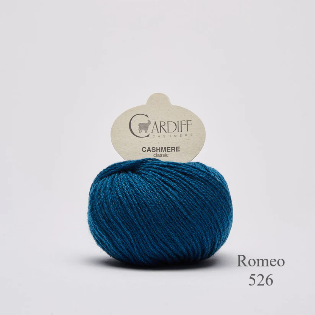 Cardiff Cashmere Classic Romeo_526 is available to buy online from Ida's House Lewes Yarn shop