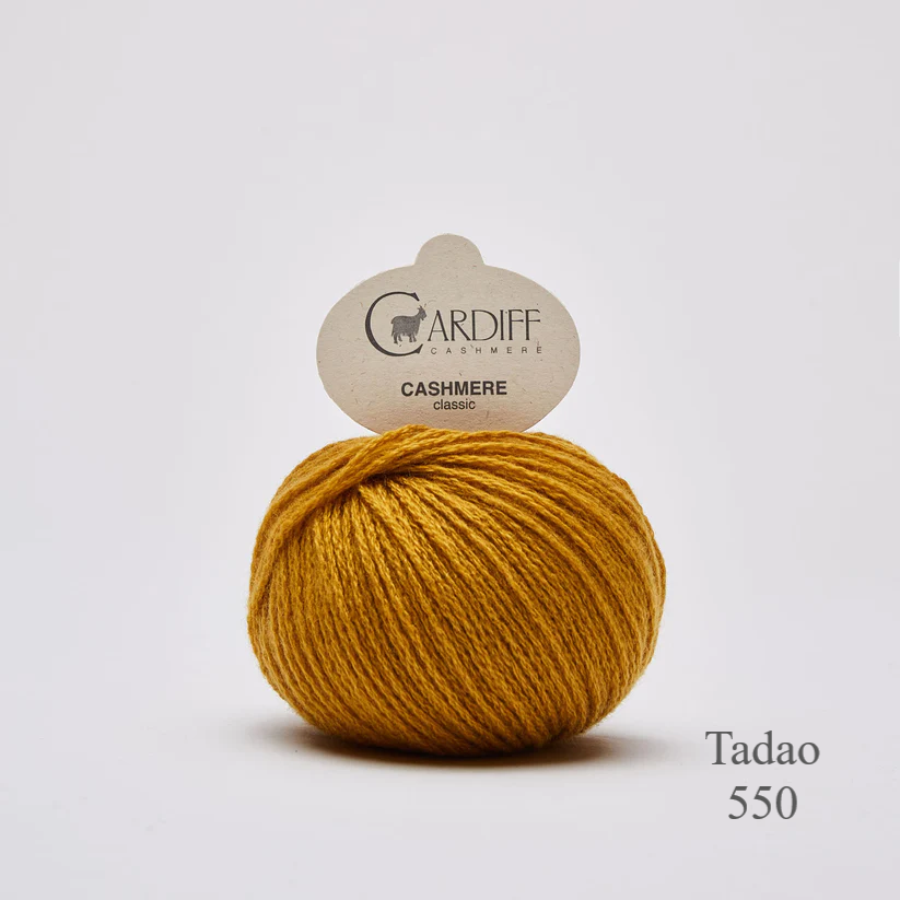 Cardiff Cashmere Classic Tadeo 550 is available to buy online from Ida's House Lewes Yarn shop