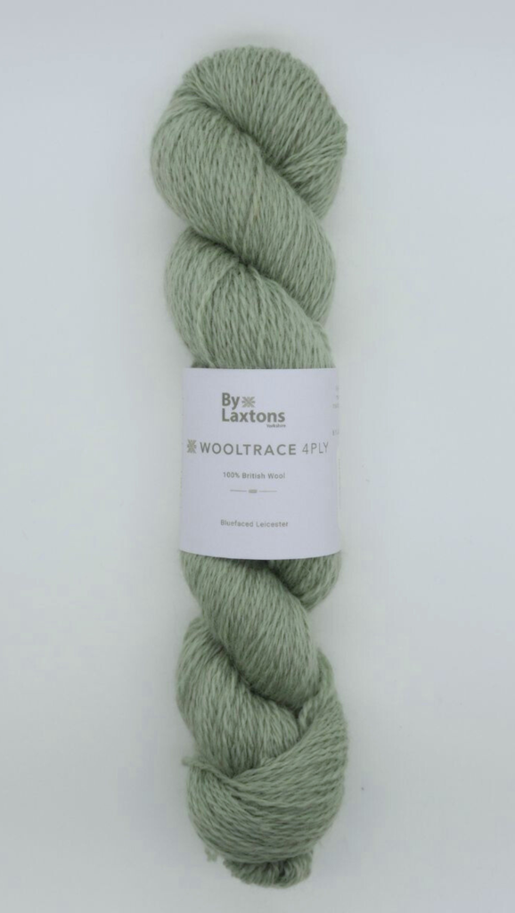 Wooltrace 4 ply_Celadine_is available online from Idas House