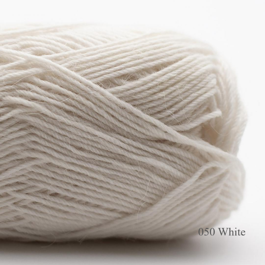 Edelweiss White 050 is available to buy online from UK wool shop, Ida's House.