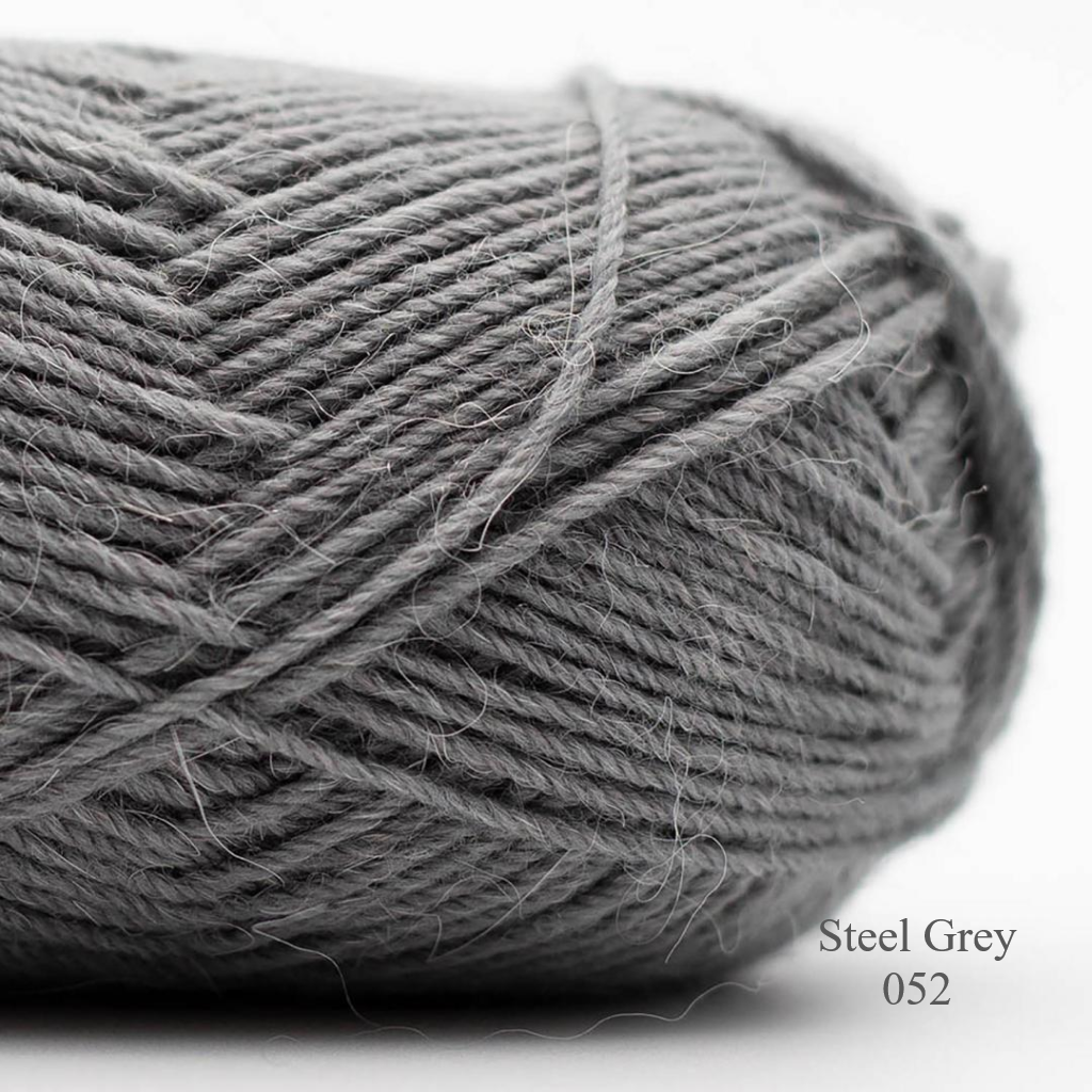 Edelweiss Steel Grey is available to buy online from UK wool shop, Ida's House.