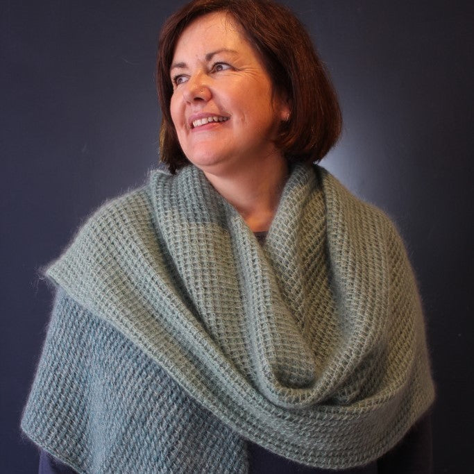 The Florence Shawl Knitting Kit is available to buy online from UK wool shop, Ida's House.