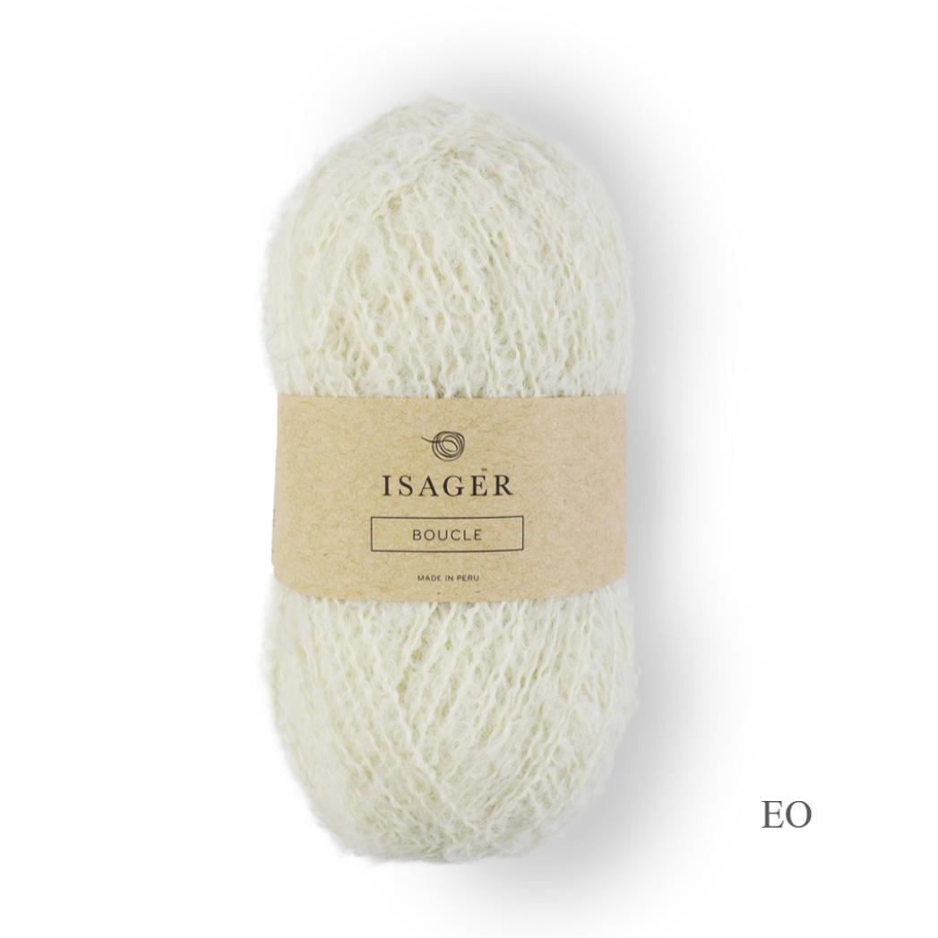 Isager Boucle yarn in E0 from Ida's House.