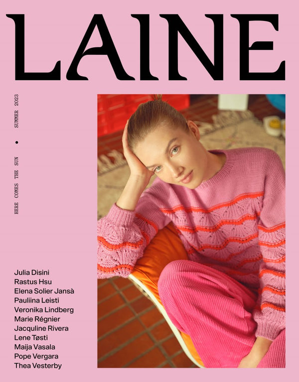 Laine Magazines are available to buy from yarn shop Ida's House.