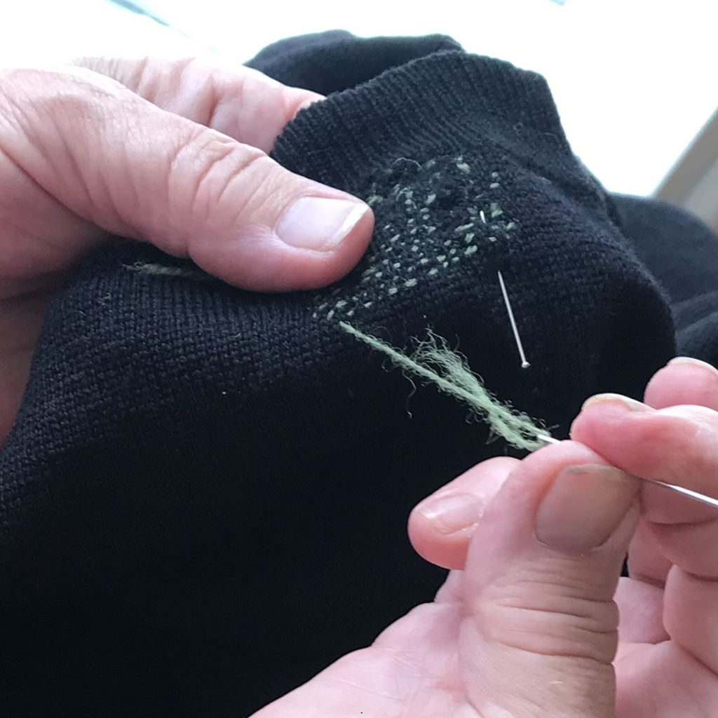 Visible Mending and Darning Workshop 15th November 10.30 to 12.30