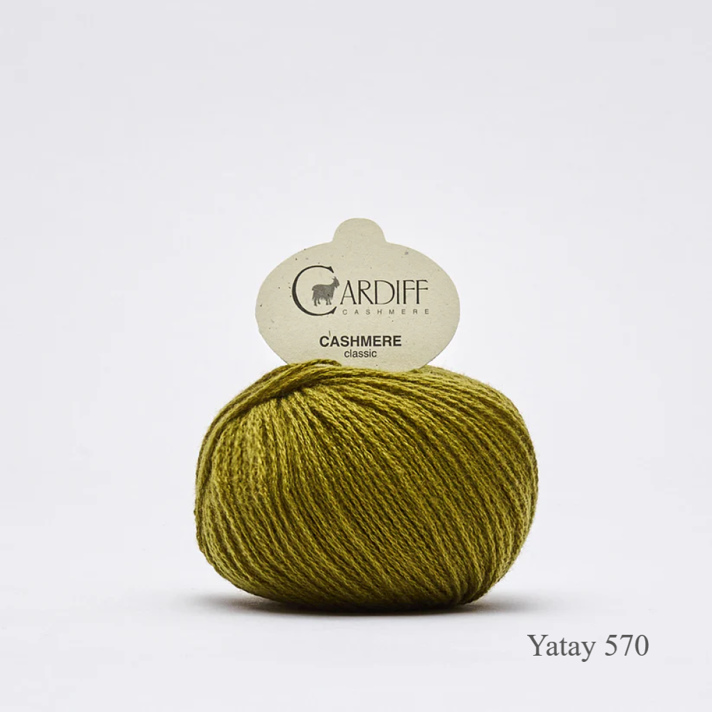 Cardiff Cashmere Classic Yatay 570 is available to buy online from Ida's House Lewes Yarn shop