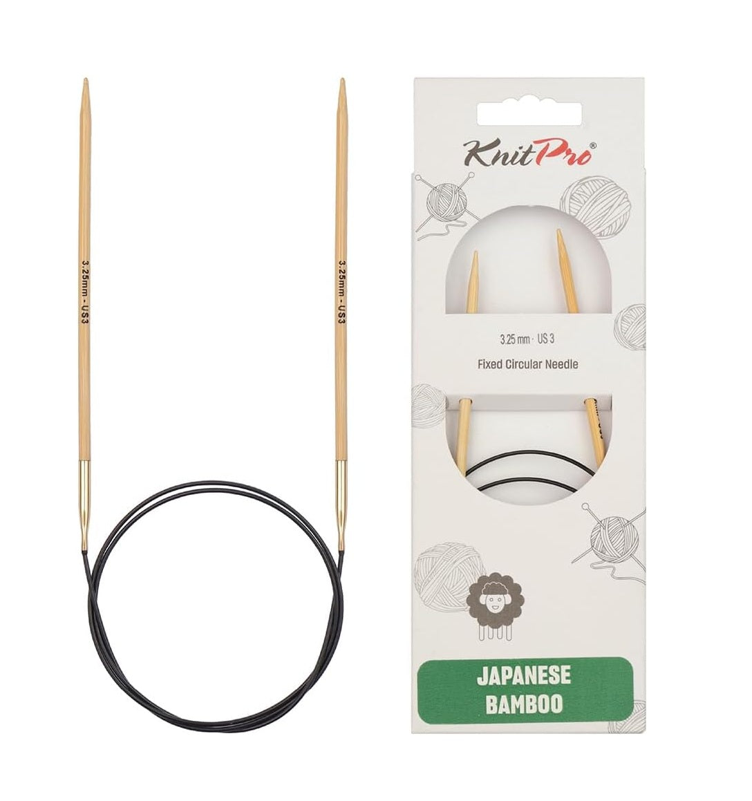 Knit Pro - Bamboo Fixed Circular 100cm