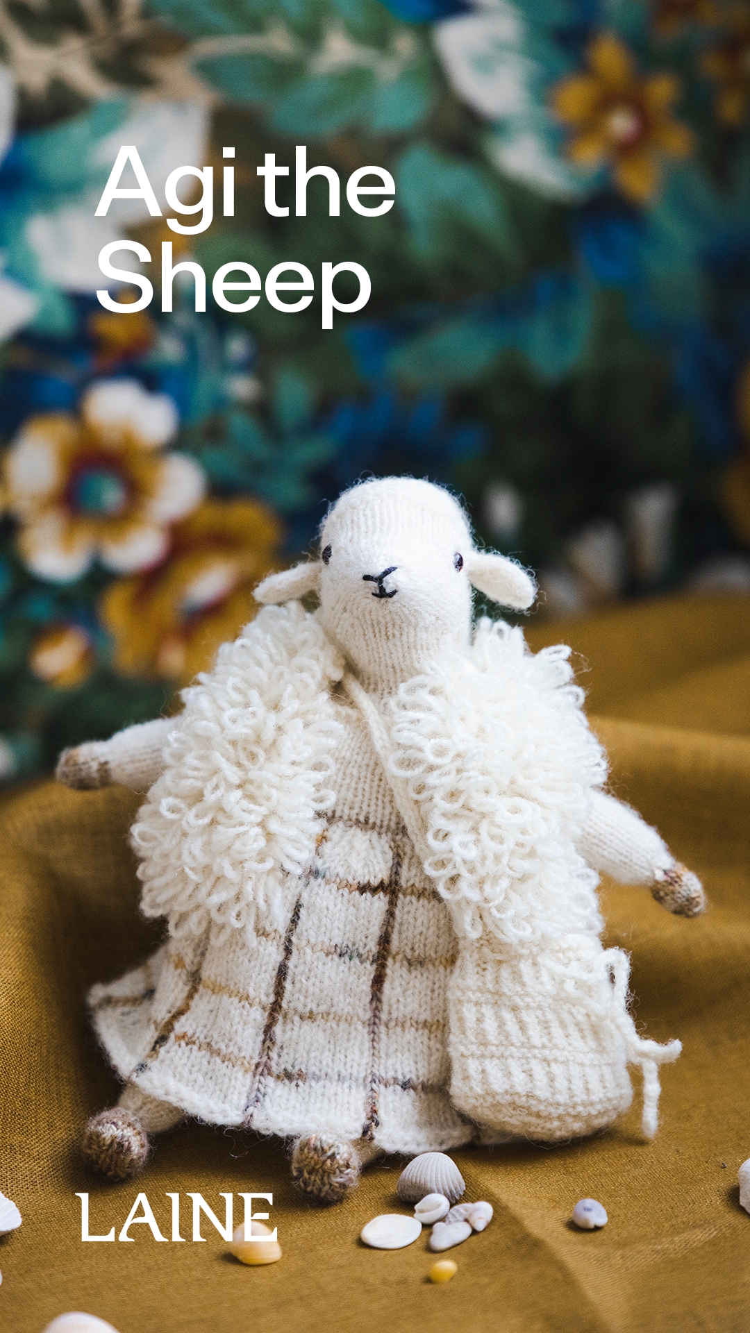 Laine Mouche & Friends is available to buy online from UK wool shop, Ida's House.