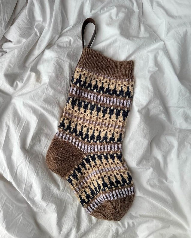 PetiteKnit Celeste Christmas Stocking Pattern - Hard Copy