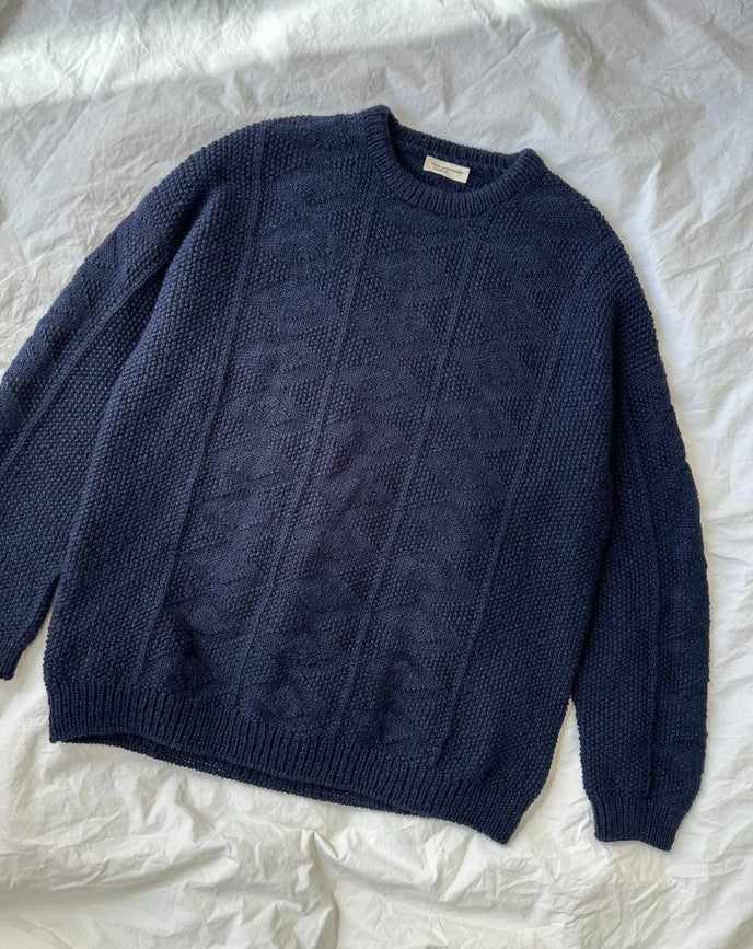 PetiteKnit Esther Men's Sweater Pattern - Hard Copy