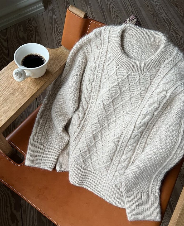 PetiteKnit Moby Sweater Pattern - Hard Copy