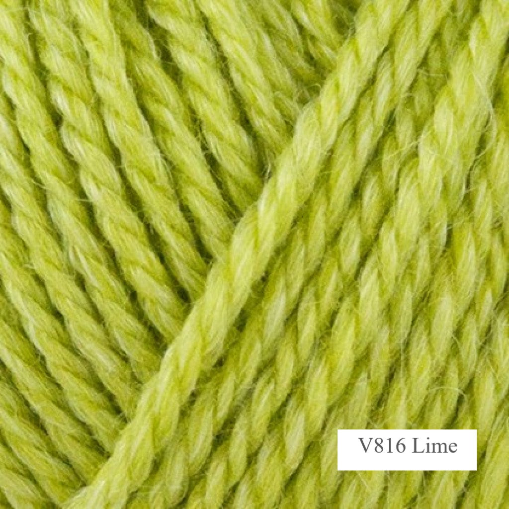 Lime Onion no 4 Double Knitting Yarn is available to buy online from UK wool shop, Ida's House.