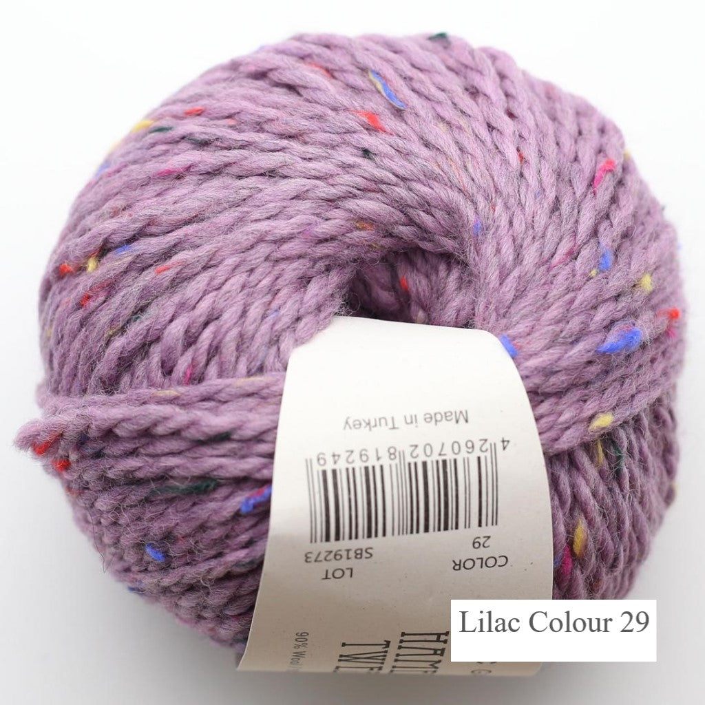 Lilac Hamilton Tweed yarn from BC Garn is available to buy online from UK wool shop, Ida's House.