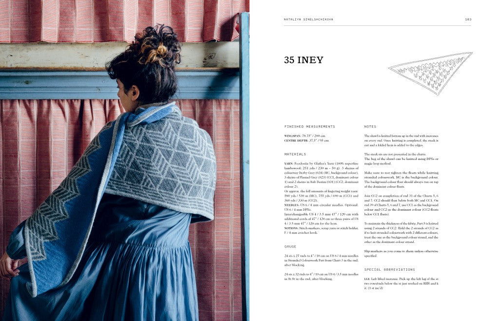 Laine 52 Weeks of Shawls is available to buy online from UK wool shop, Ida's House.
