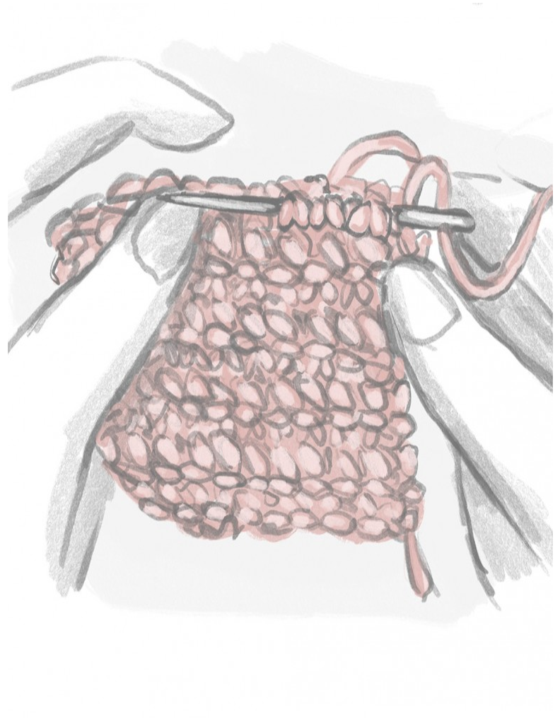 A diagram from the Pocket book of crochet by Claire Gelder is available to buy from UK wool shop Ida's House.