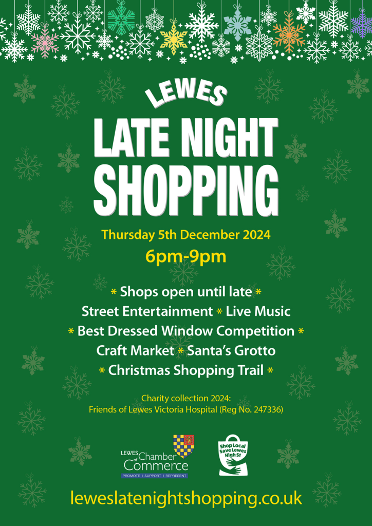 Late Night Shopping Event in Lewes December 5th