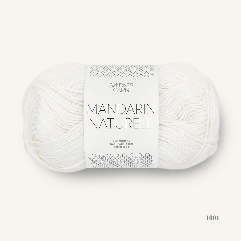 1001 Mandarin Naturell by Sandnes is available to buy in the UK from Ida's House. 