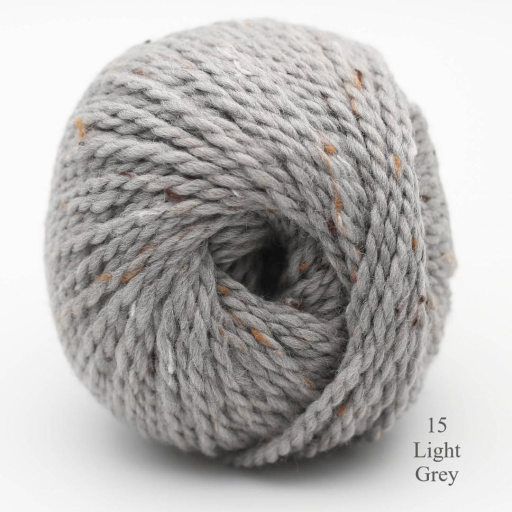 15 Light Grey Hamilton Tweed yarn from BC Garn is available to buy online from UK wool shop, Ida's House.