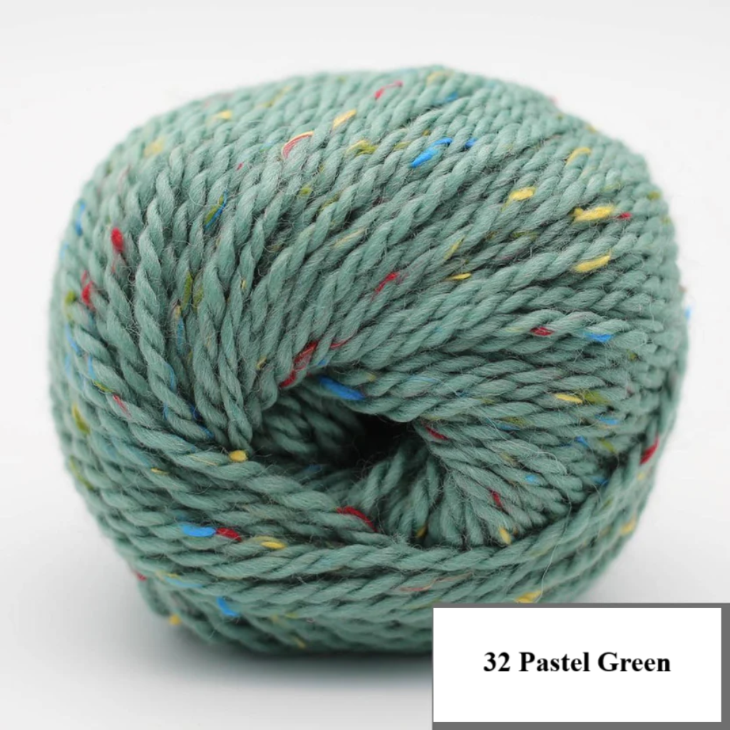 Hamilton Tweed_2_Pastel Green is available online from Ida's HOuse