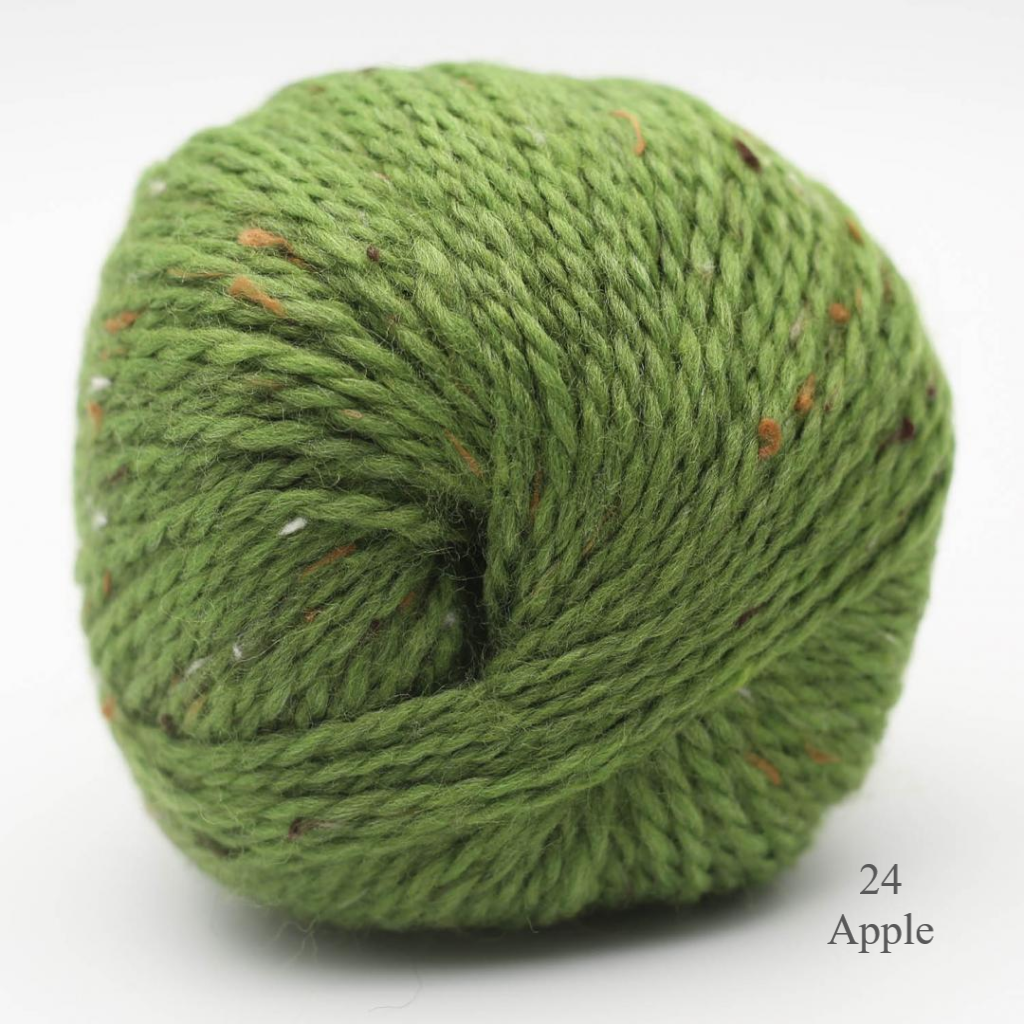 Apple Hamilton Tweed yarn from BC Garn is available to buy online from UK wool shop, Ida's House.