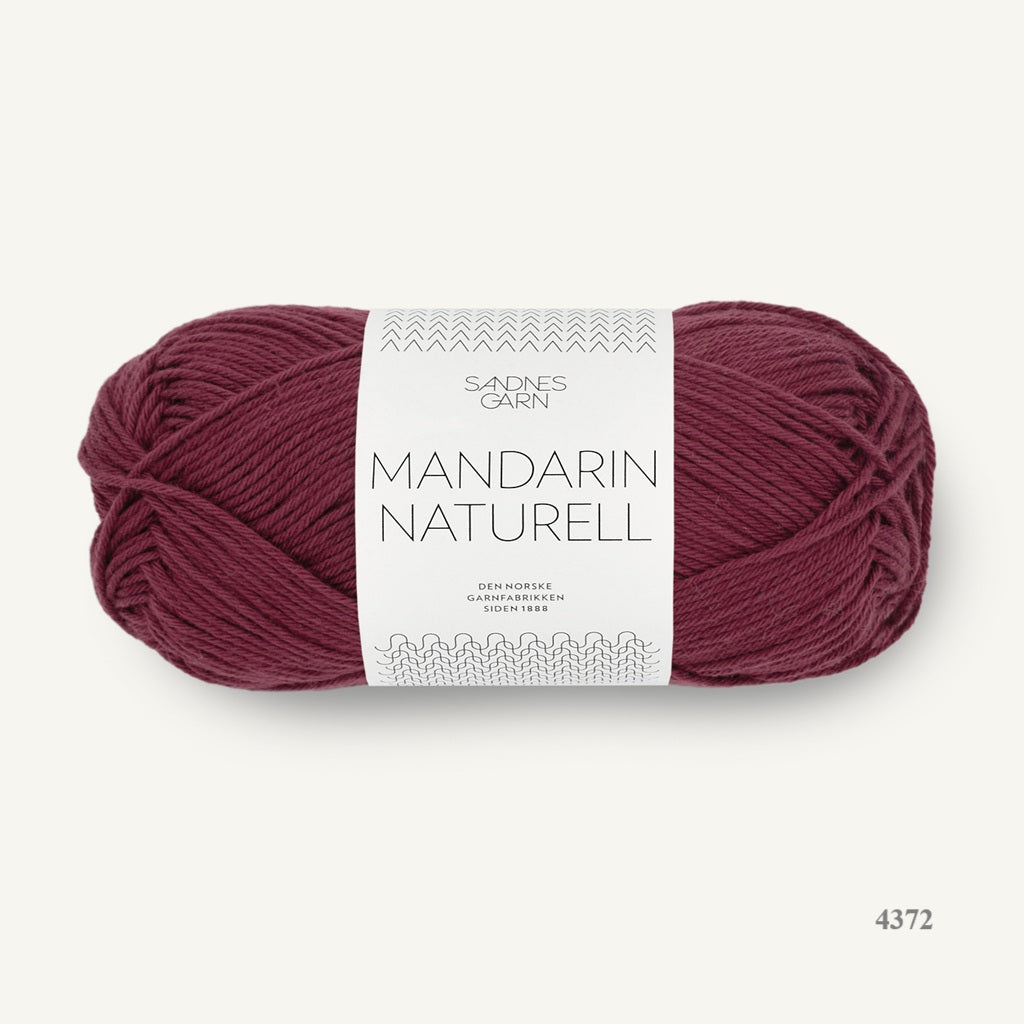 4372 Garn Mandarin Naturell by Sandnes is available to buy in the UK from Ida's House. 