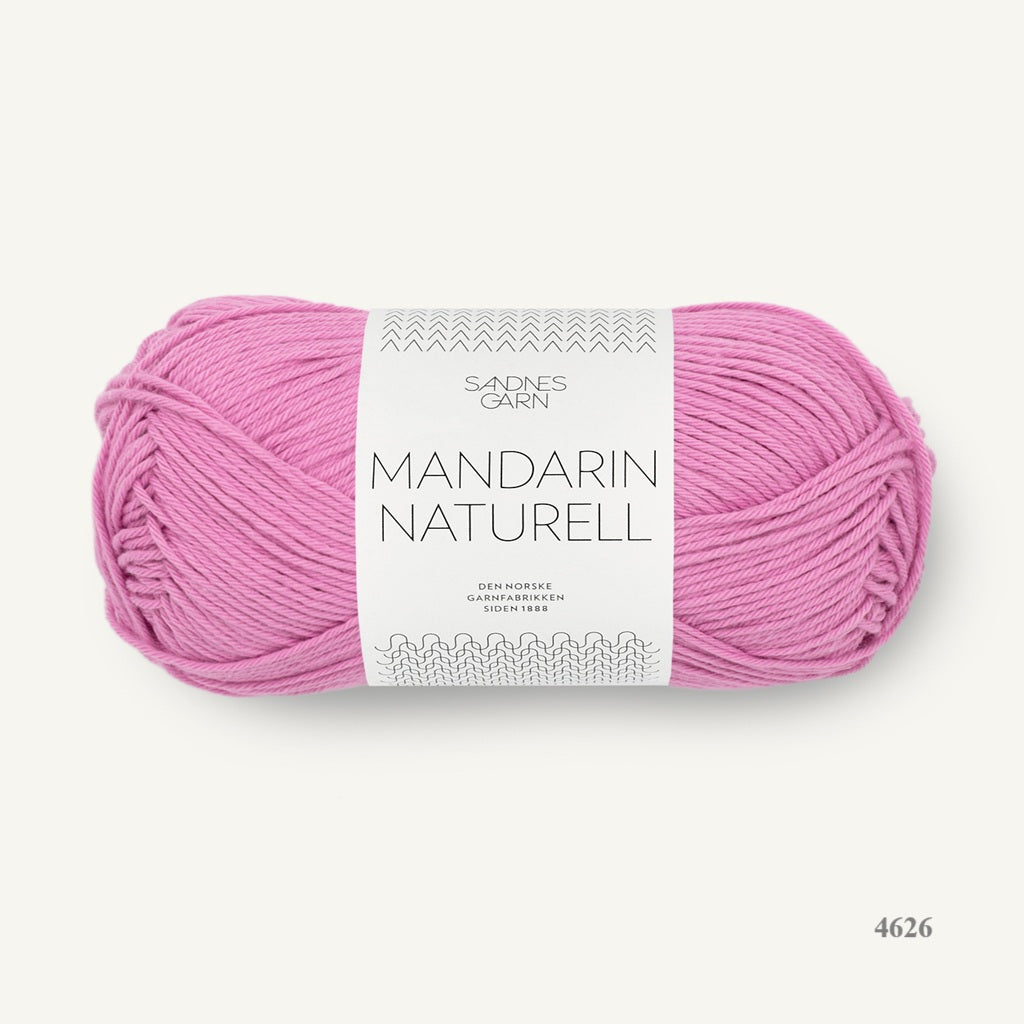 4626 Mandarin Naturell by Sandnes is available to buy in the UK from Ida's House.  