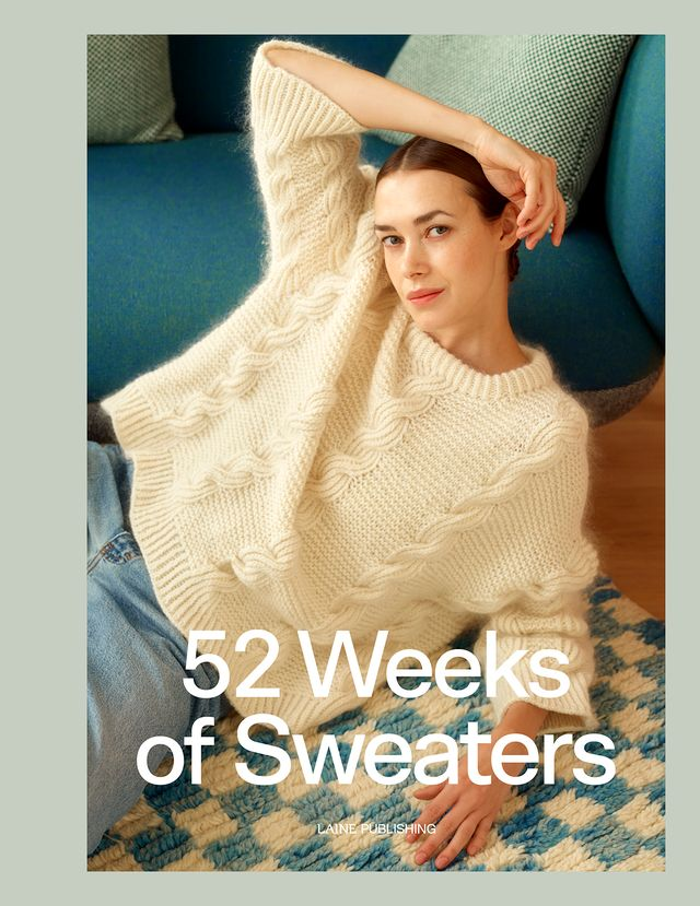 Laine 52 Weeks of Sweaters is available to order online from Ida's House Lewes based yarn shop