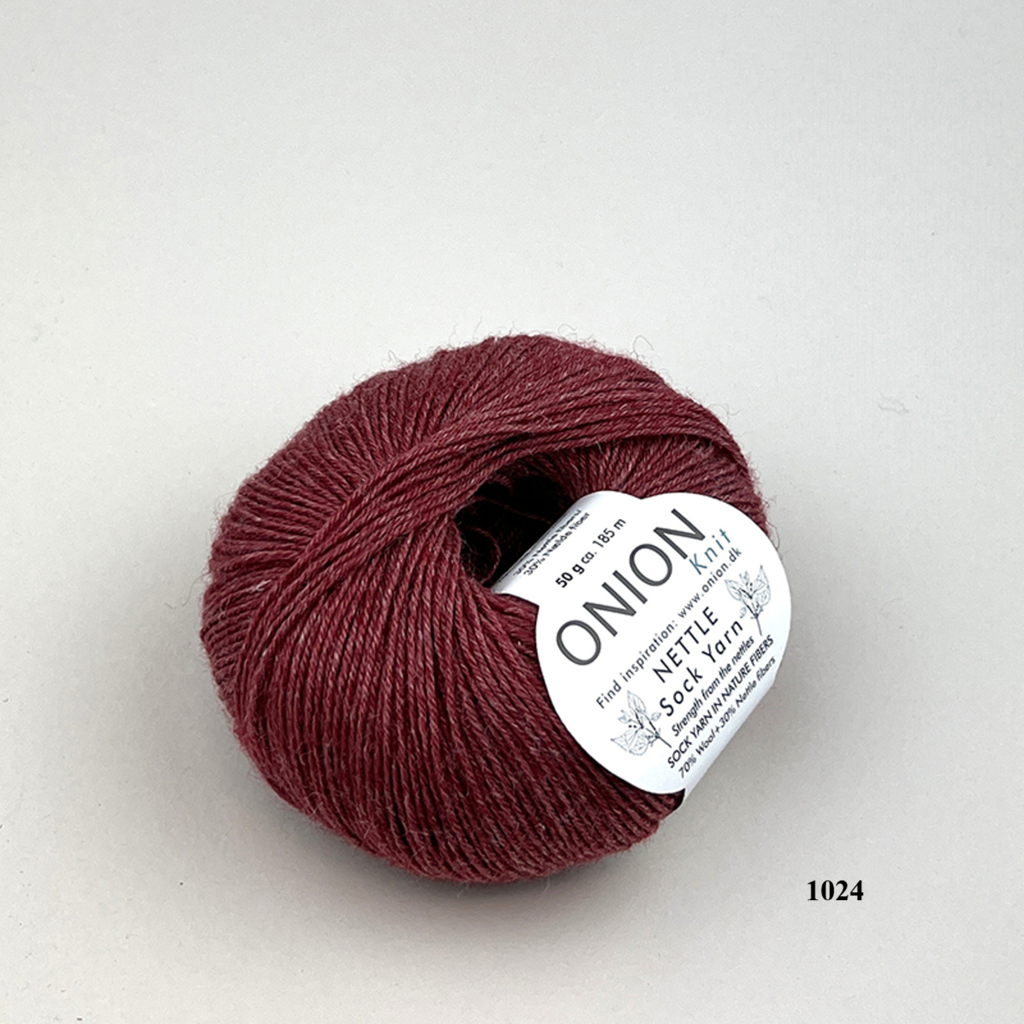 Brick Red 1008 Onion Nettle Sock Yarn is available to buy online from UK wool shop, Ida's House.