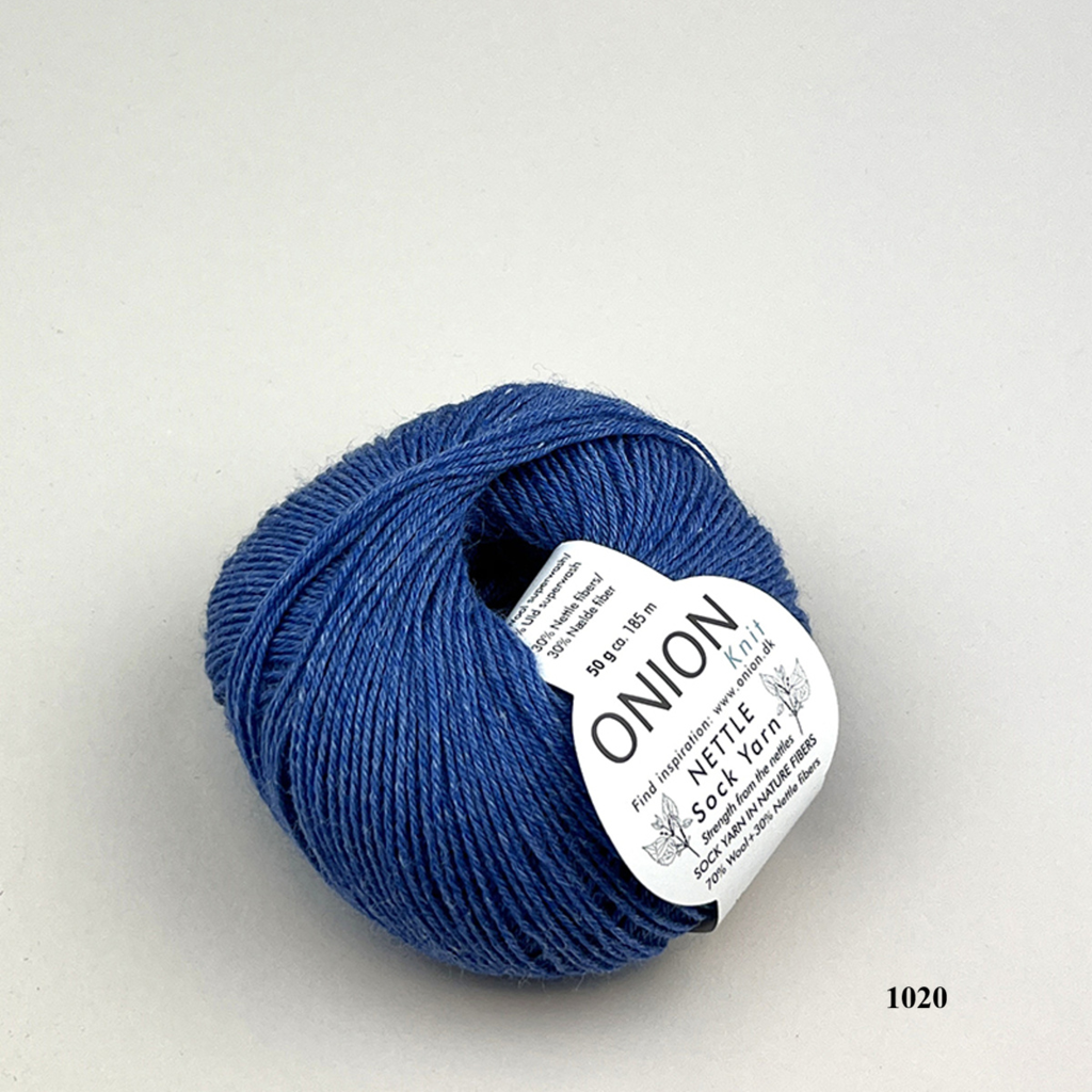 Sky Blue 1020 Onion Nettle Sock Yarn is available to buy online from UK wool shop, Ida's House.