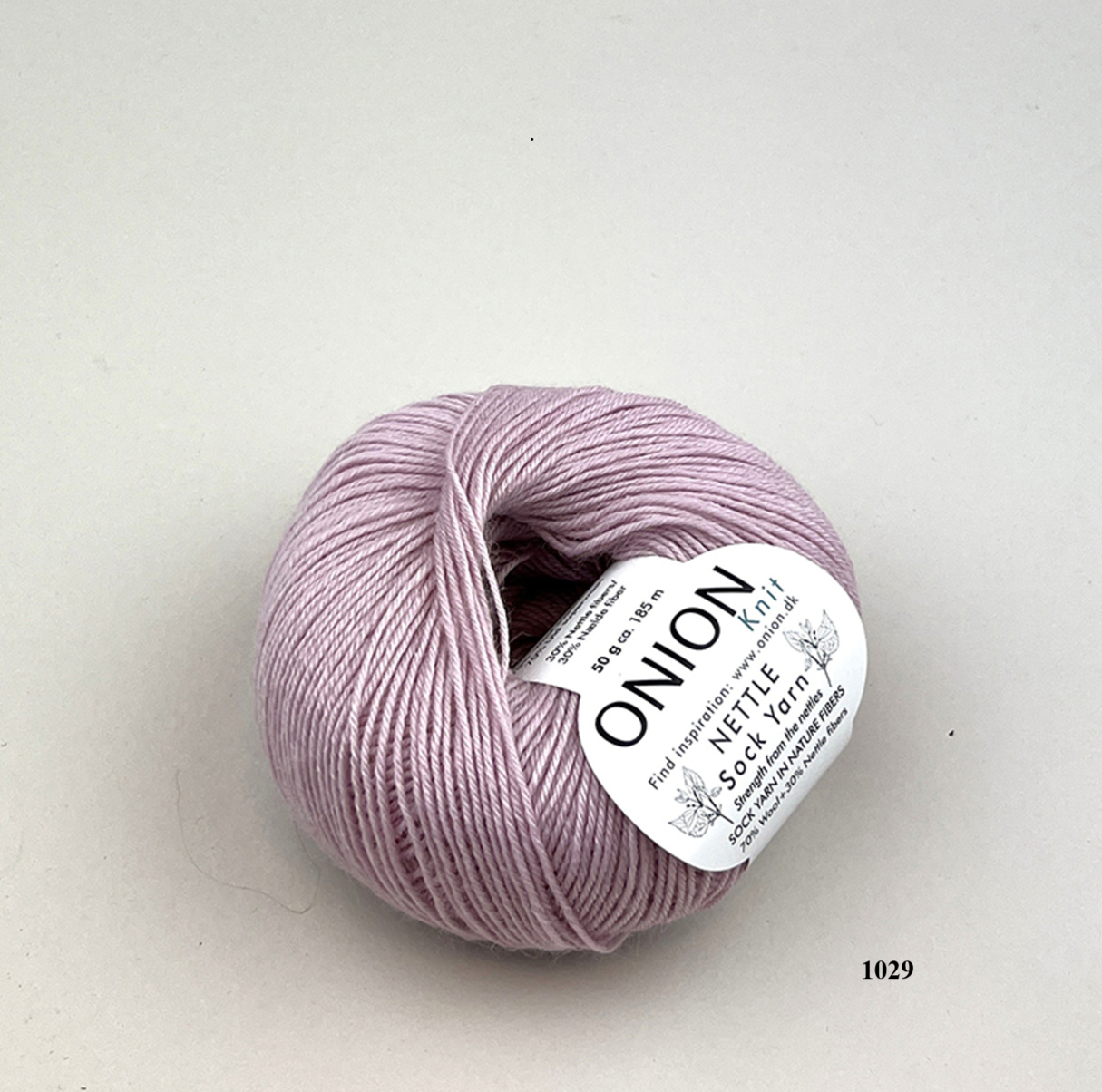 O Onion Nettle Sock Yarn shade 1029 is available to buy online from UK wool shop, Ida's House.