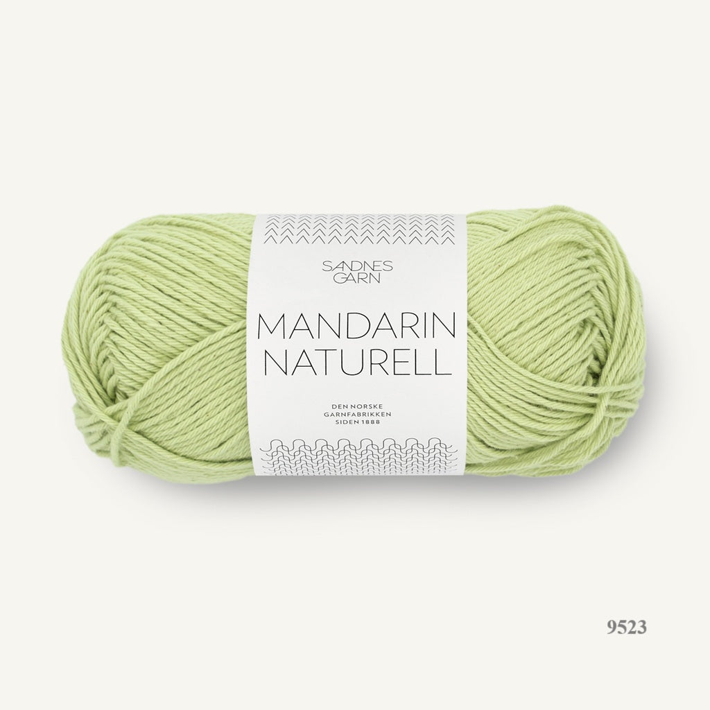 9523 Mandarin Naturell by Sandnes is available to buy in the UK from Ida's House. 