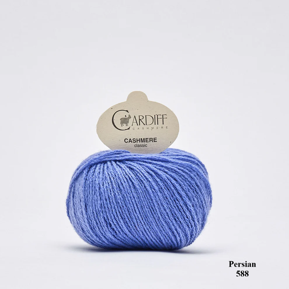 Cardiff Cashmere Classic Persian 588 is available to buy online from Ida's House Lewes Yarn shop