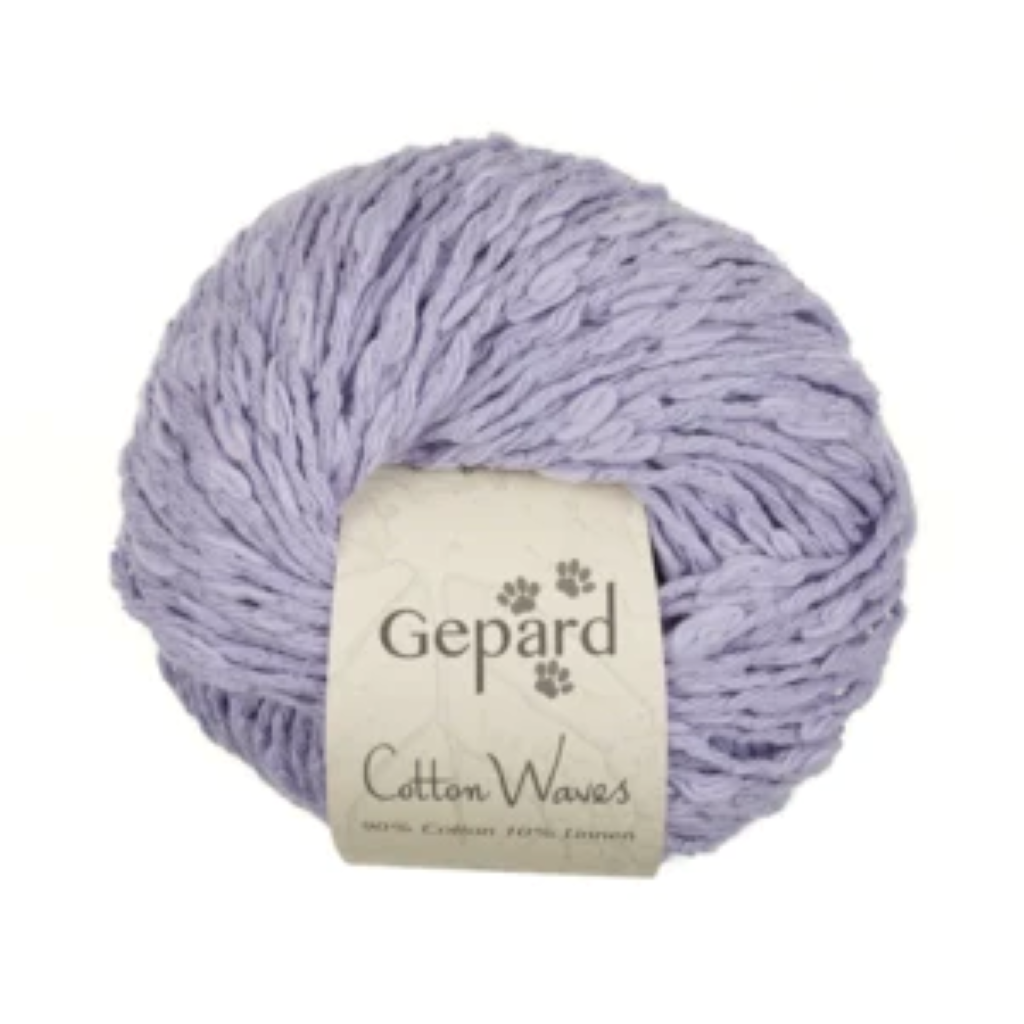 Geoard_Cotton_Waves_625_icy lilac is available to buy online from UK yarnshop idas house
