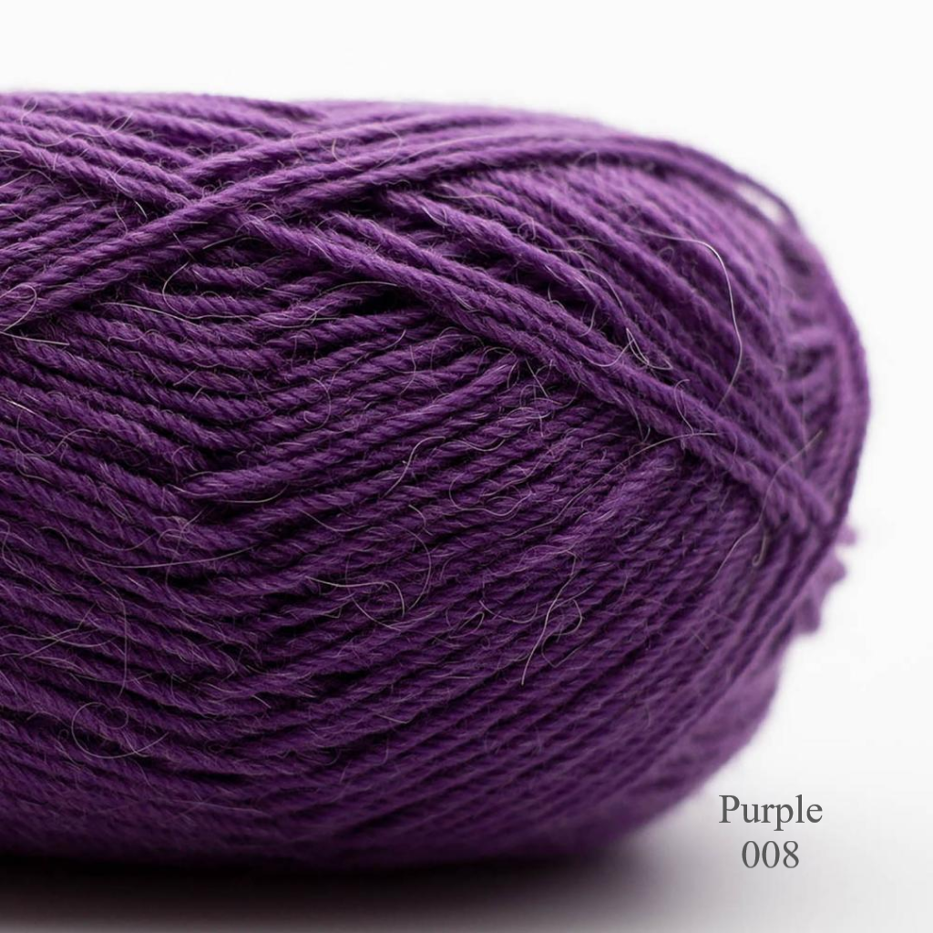 008 Purple Edelweiss is available to buy online from UK wool shop, Ida's House.