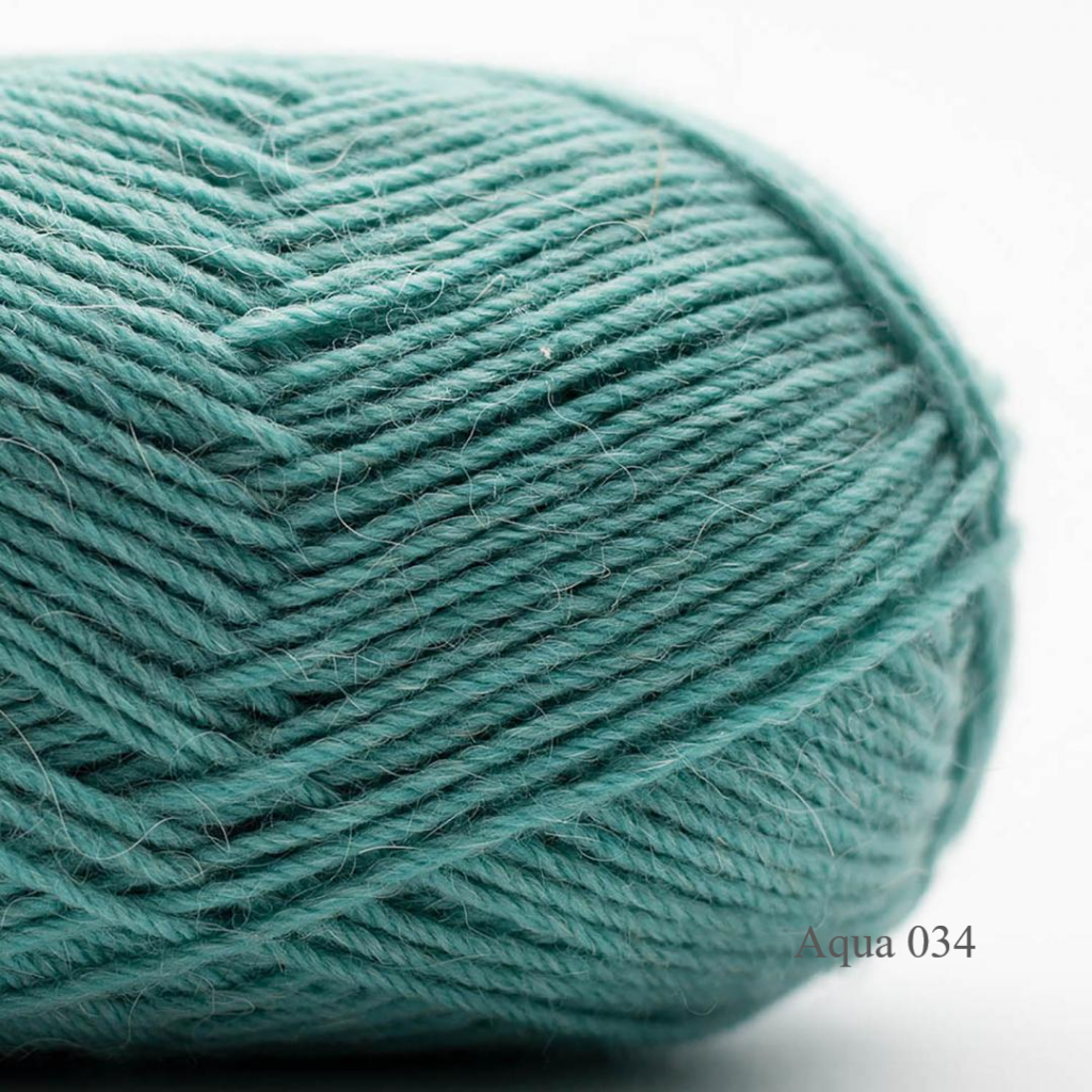  Edelweiss Aqua 034  is available to buy online from UK wool shop, Ida's House.