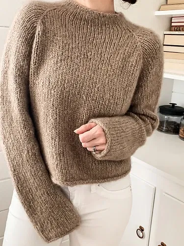 Ivy sweater_Petite Knit_Knit your First Sweater