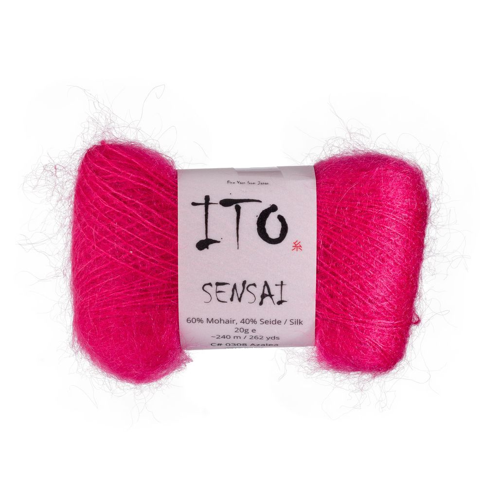 308 Azalea Silk Mohair from Ito is available to buy online from UK wool shop, Ida's House.