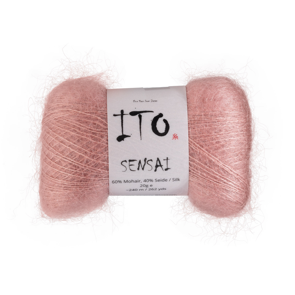 303 Cherry Blossom Silk Mohair from Ito is available to buy online from UK wool shop, Ida's House.