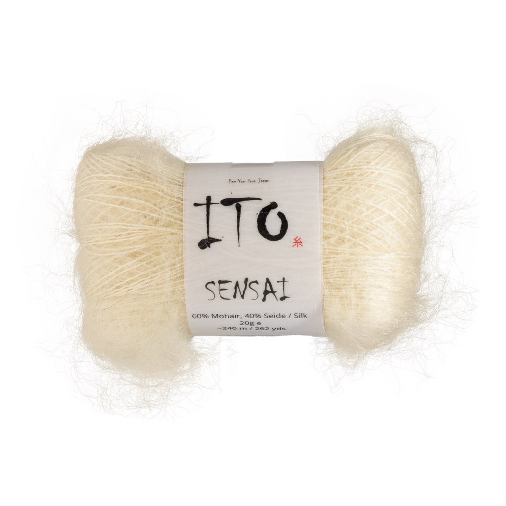 305 Yellow Silk Mohair from Ito is available to buy online from UK wool shop, Ida's House.