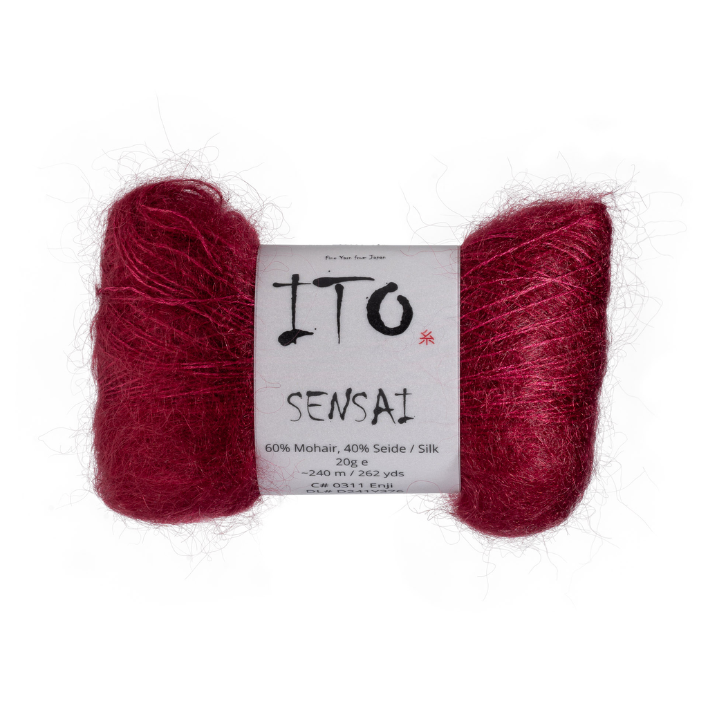 311 Enji Silk Mohair from Ito is available to buy online from UK wool shop, Ida's House.