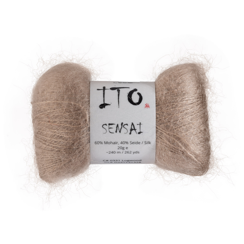 331 Logwood Silk Mohair from Ito is available to buy online from UK wool shop, Ida's House.