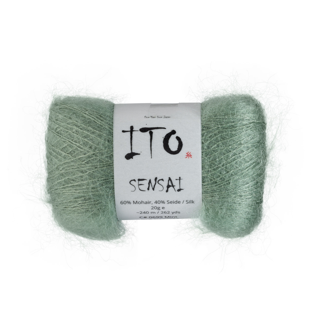 699 Mint Mohair from Ito is available to buy online from UK wool shop, Ida's House.