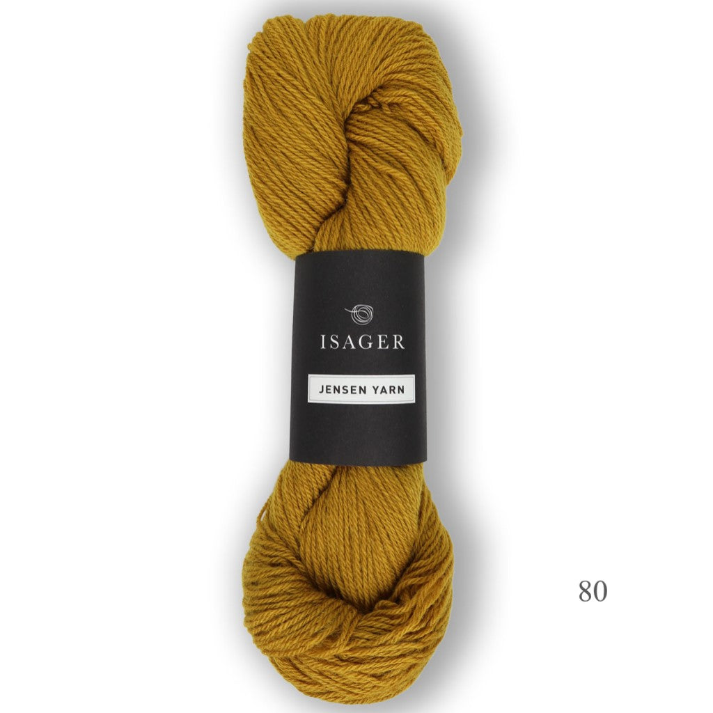 80 Isager Yarn Jensen is available to buy online from UK wool shop, Ida's House.