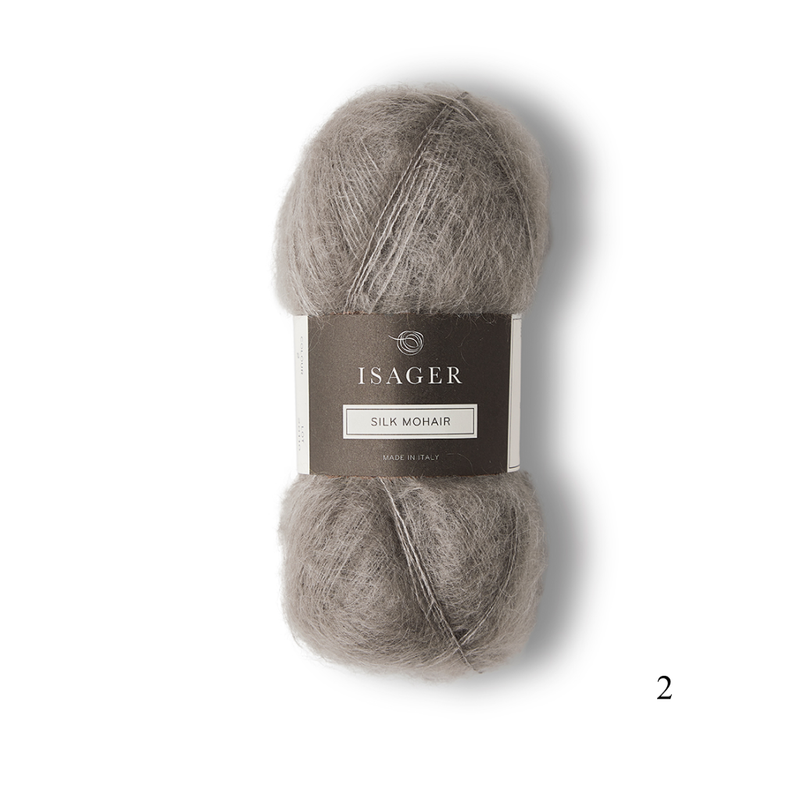 2 Isager Silk Mohair is available to buy online from UK wool shop, Ida's House.